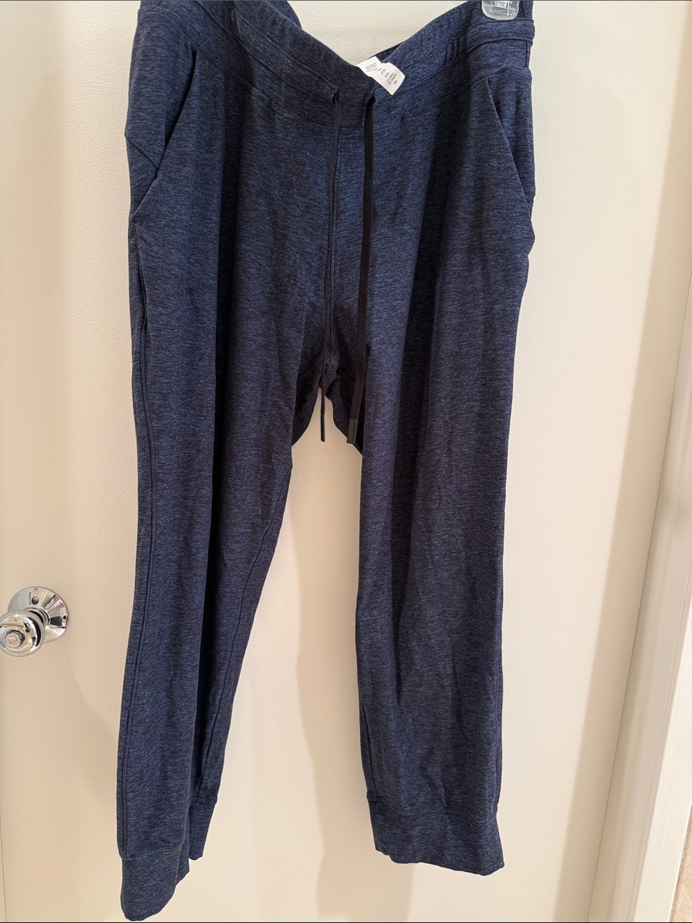 lululemon blue/ black joggers. size 12